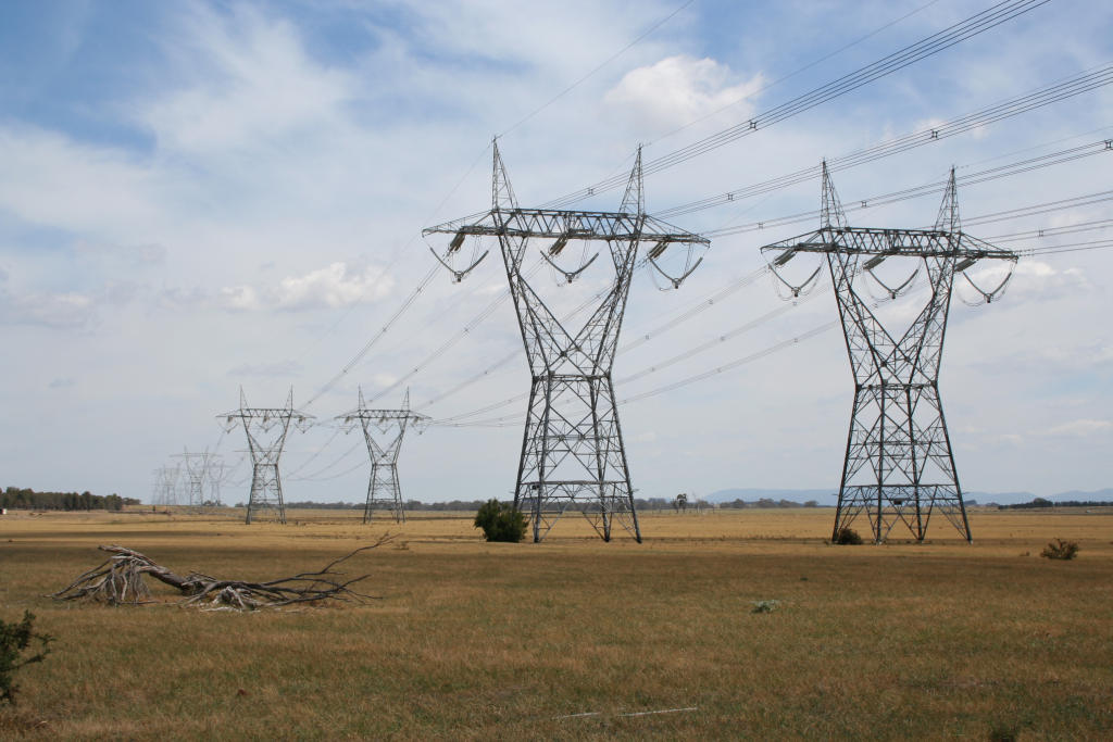 500kV transmission lines in Australia